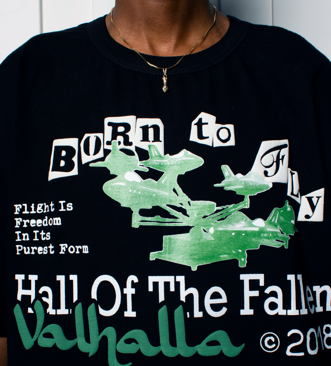 BORN TO FLY T-SHIRT BLACK