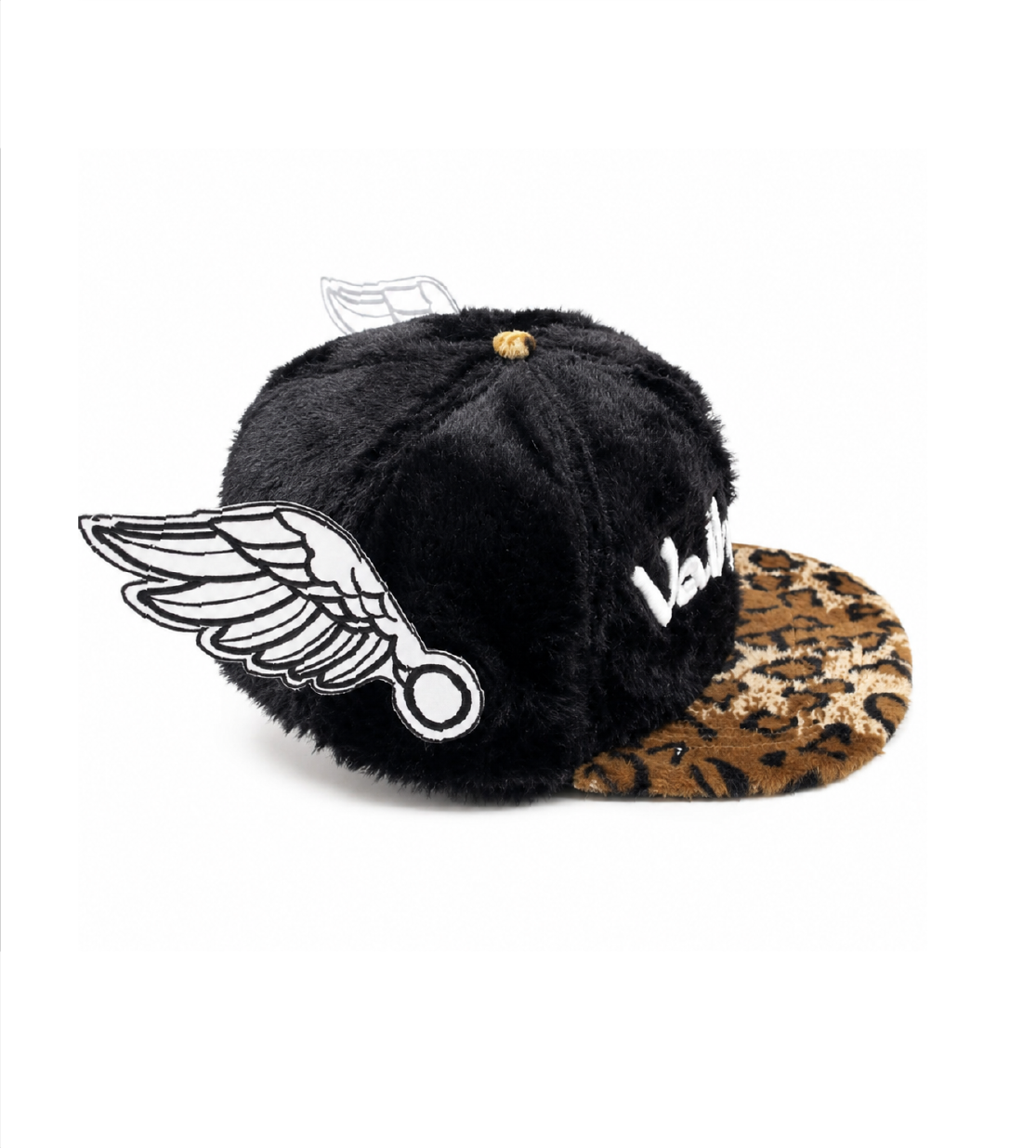 PEGASUS SNAPBACK LEOPARD NOIR