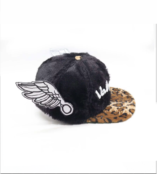 PEGASUS SNAPBACK LEOPARD NOIR