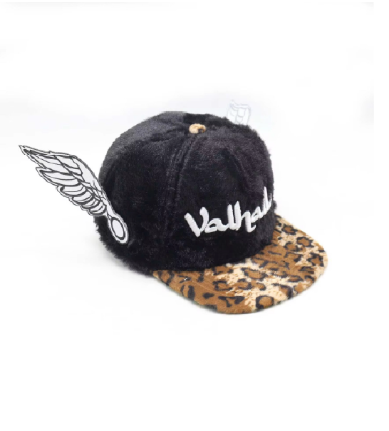 PEGASUS SNAPBACK LEOPARD NOIR