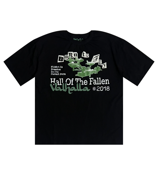 BORN TO FLY T-SHIRT BLACK