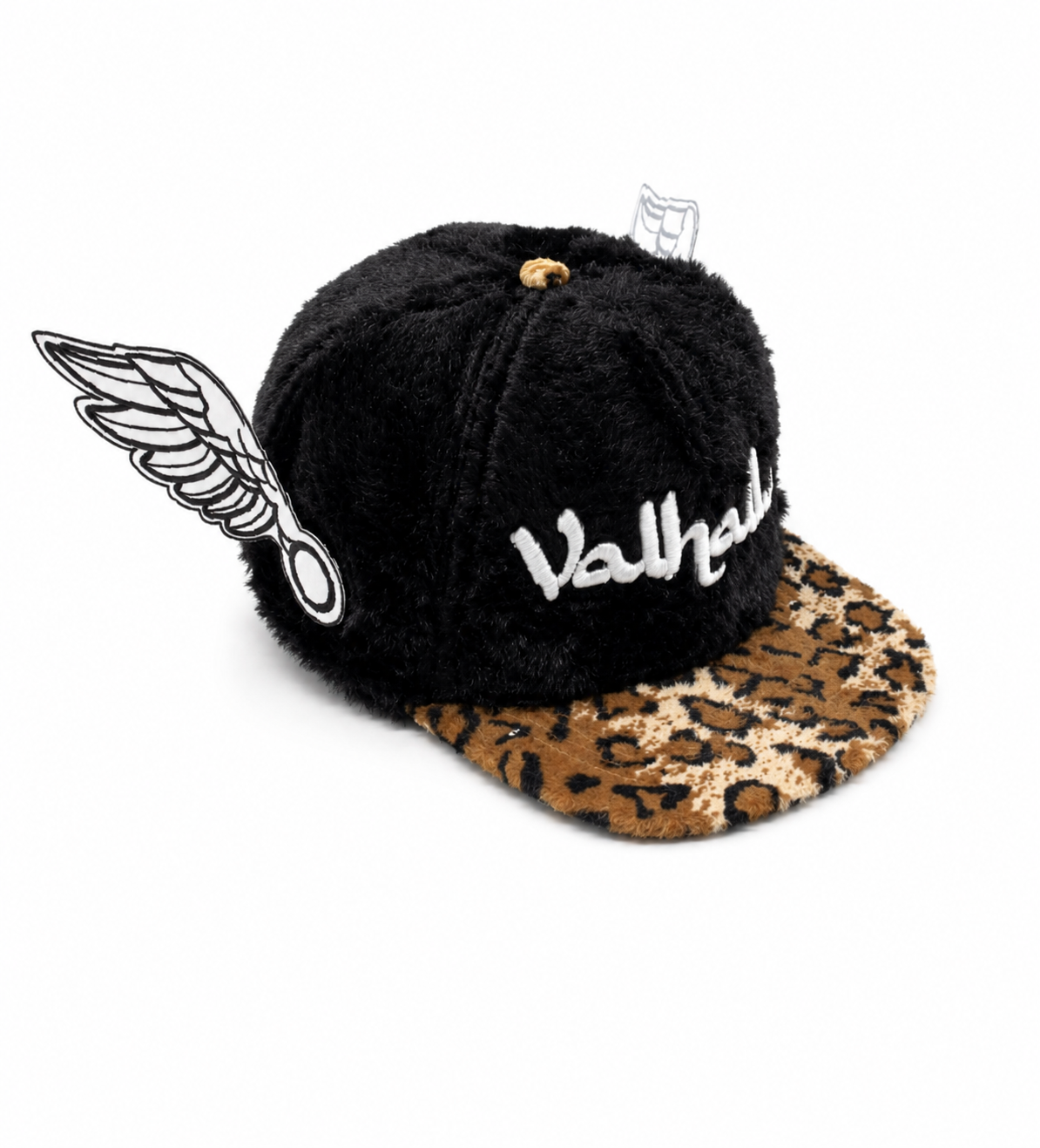 PEGASUS SNAPBACK LEOPARD NOIR